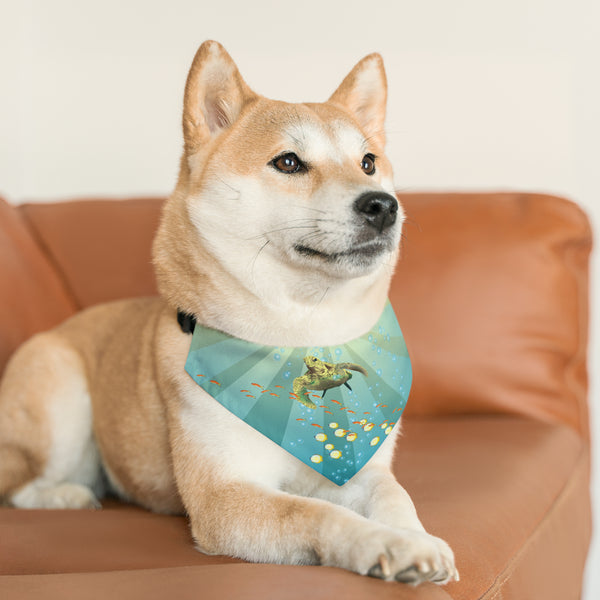 Sea Life Pet Bandana Collar