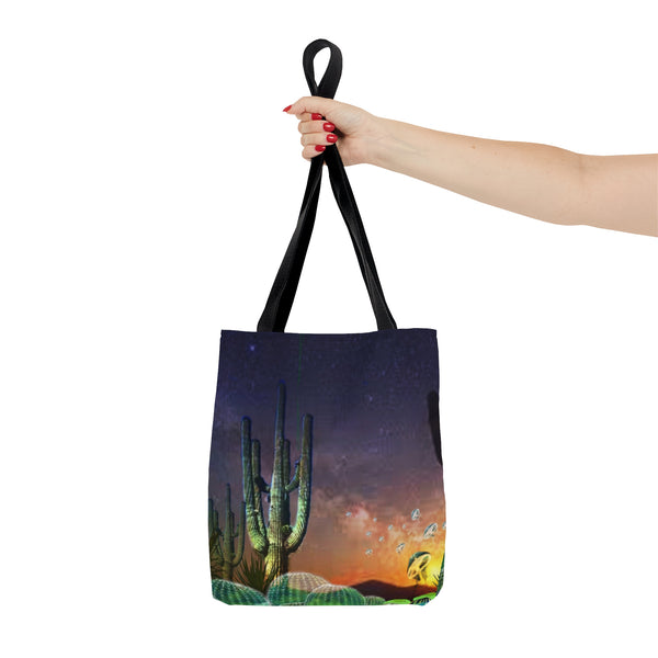 Cactus Glow AOP Tote Bag