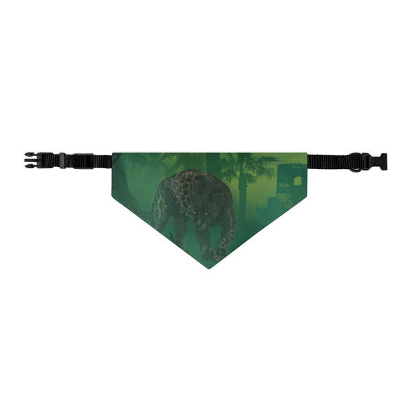 Jungle Panther Pet Bandana Collar