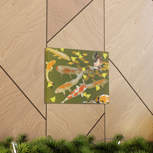Koi Canvas Gallery Wraps
