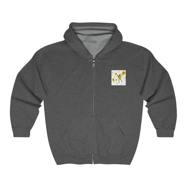 Sunflower Fairy Unisex Heavy Blend™ Full Zip Hooded Sweatshirt
