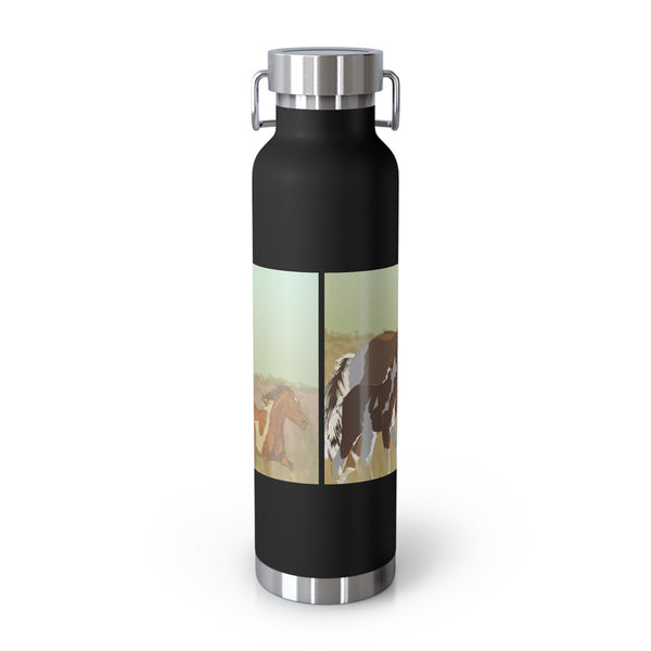 Mustangs Copper Vacuum Insulated Bottle, 22oz