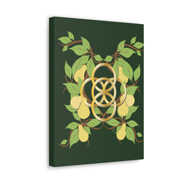 Five Golden Rings of Christmas  Canvas Gallery Wraps