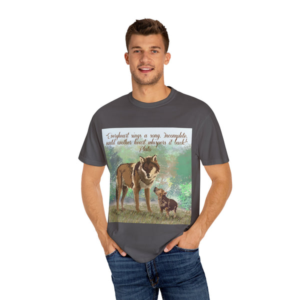 Sing Love Unisex Garment-Dyed T-shirt