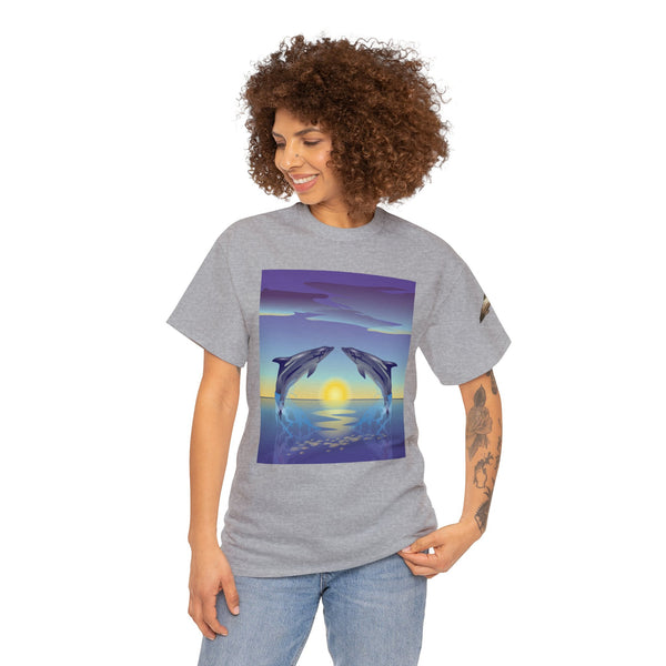 Dolphin Love Unisex Heavy Cotton Tee