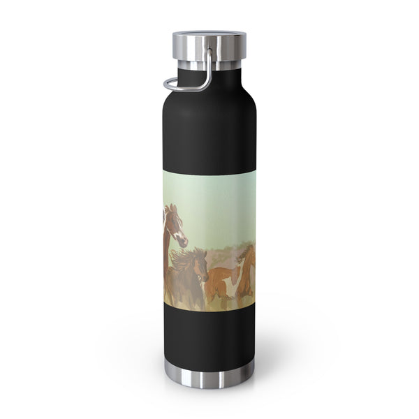 Mustangs Copper Vacuum Insulated Bottle, 22oz