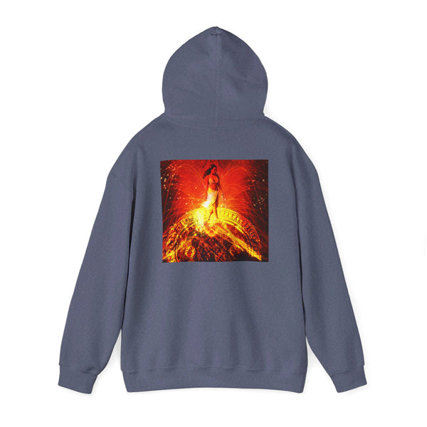 Madam Pele, Volcano Goddess Unisex Heavy Blend™ Hooded Sweatshirt