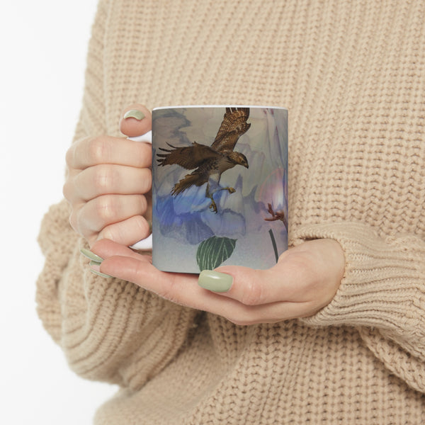 Hawk Goddess Ceramic Mug 11oz