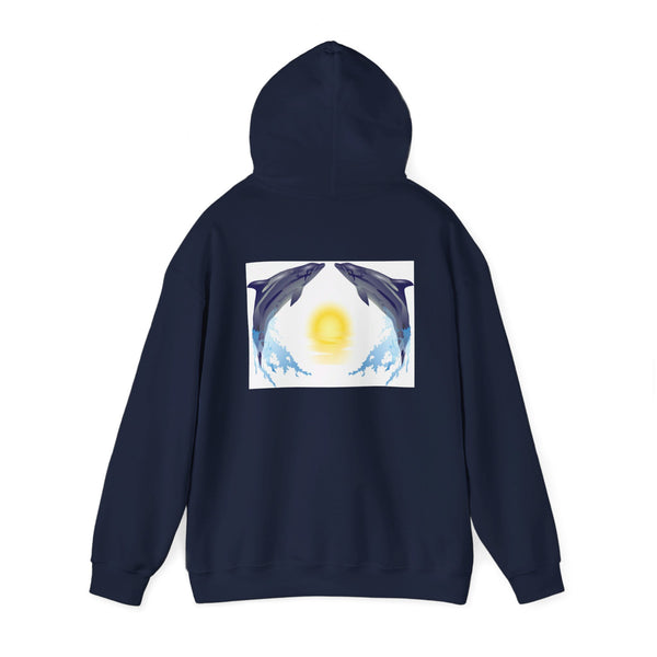 Dolphin Love Unisex Heavy Blend™ Hooded Sweatshirt