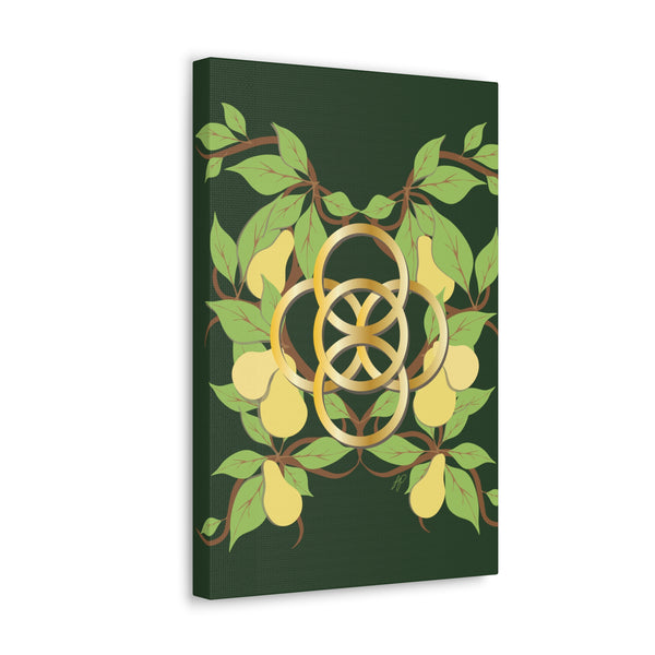 Five Golden Rings of Christmas  Canvas Gallery Wraps