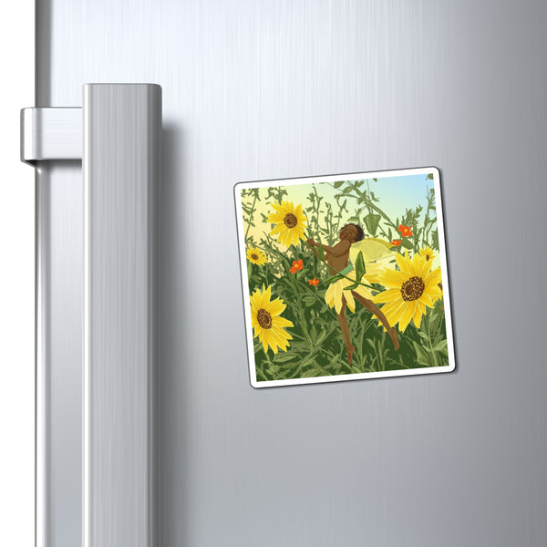 Sunflower Fairy Magnet