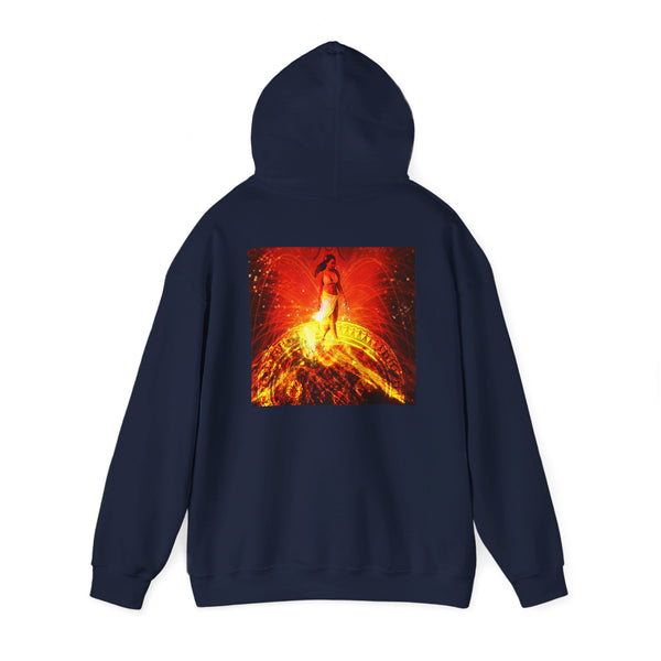 Madam Pele, Volcano Goddess Unisex Heavy Blend™ Hooded Sweatshirt