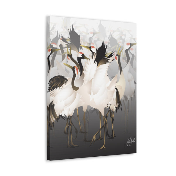Lucky Cranes Canvas Gallery Wraps