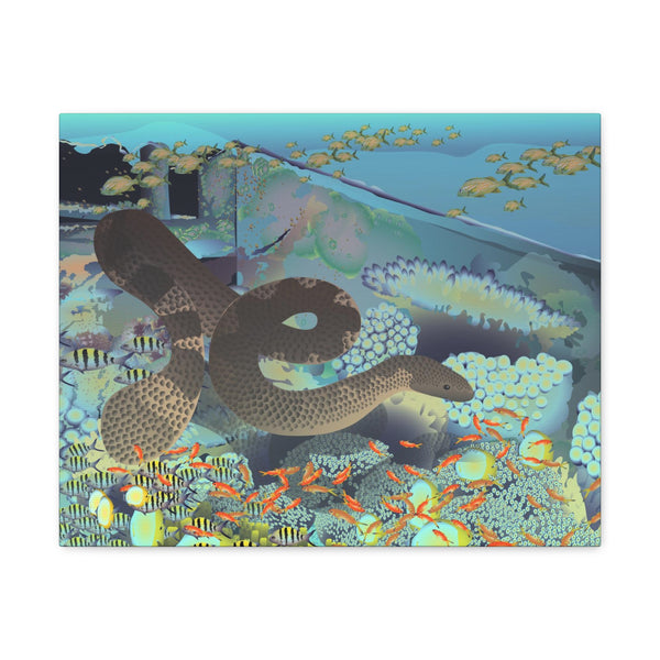 Sea Snake Canvas Gallery Wraps