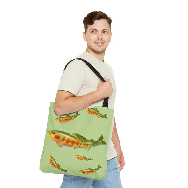 Golden Trout AOP Tote Bag