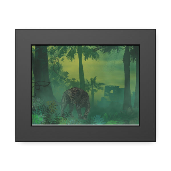 Jungle Panther Framed Paper Posters