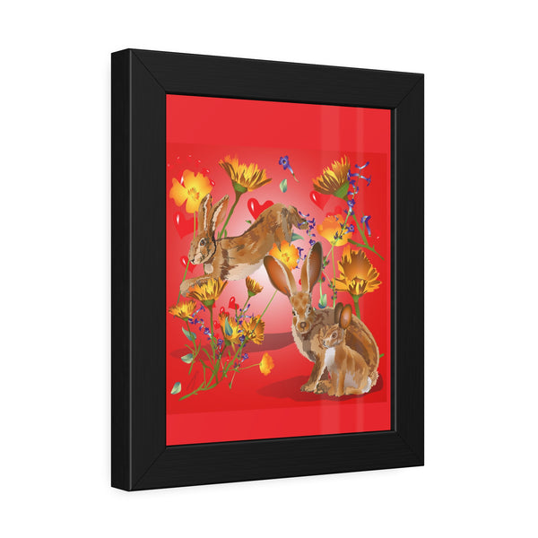 Jackrabbit Love Framed Paper Posters