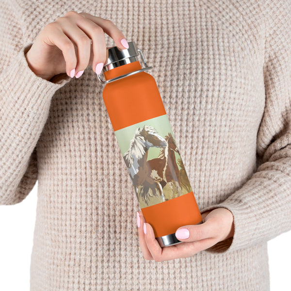 Mustangs Copper Vacuum Insulated Bottle, 22oz