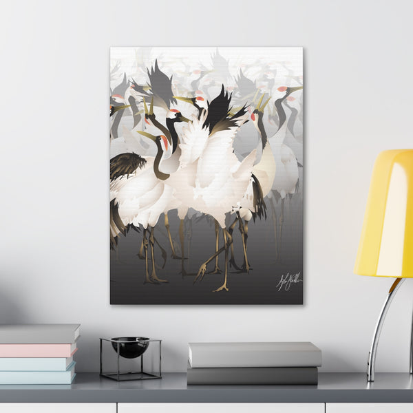 Lucky Cranes Canvas Gallery Wraps