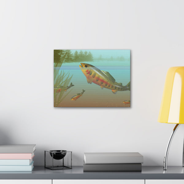 Golden Trout Canvas Gallery Wraps