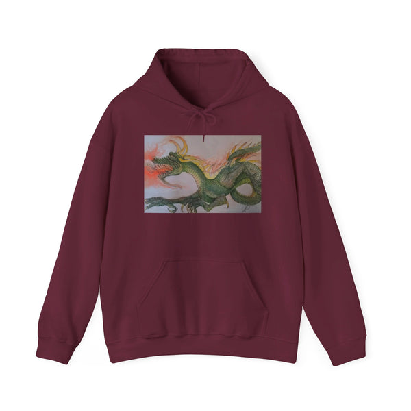Doodle Dragon Unisex Heavy Blend™ Hooded Sweatshirt