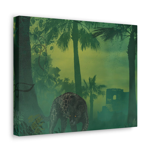 Jungle Panther Canvas Gallery Wraps