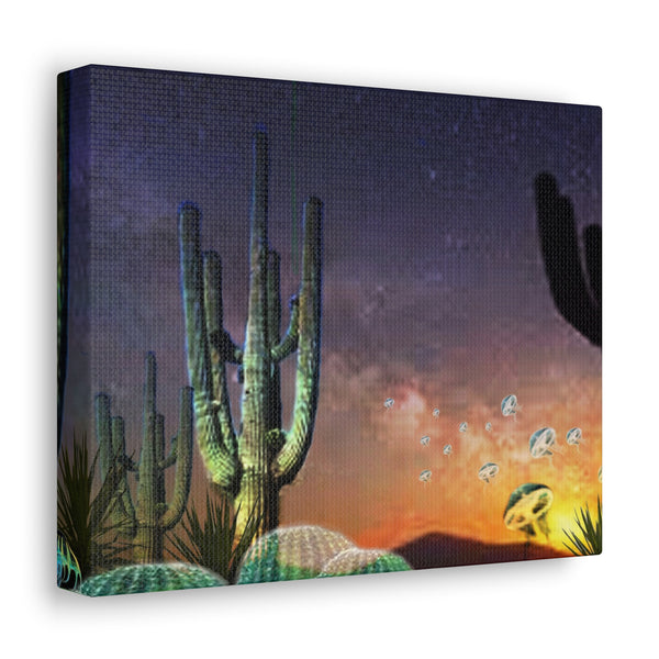 Cactus Glow Gallery Wraps