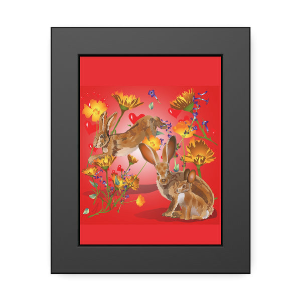 Jackrabbit Love Framed Paper Posters