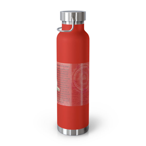 Love Cat Copper Vacuum Insulated Bottle, 22oz