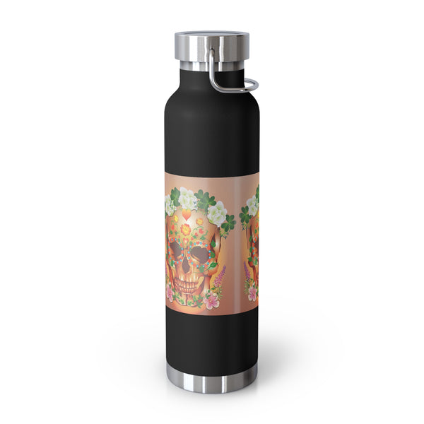 Dia de Muertos Copper Vacuum Insulated Bottle, 22oz