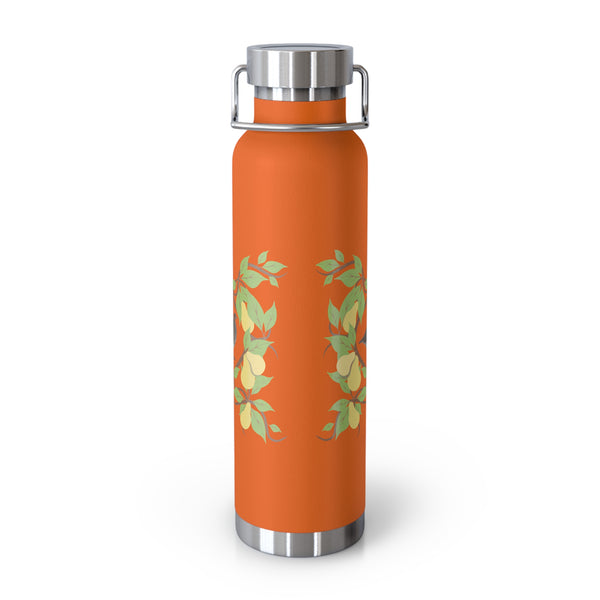 Partridge N Pear Copper Vacuum Insulated Bottle, 22oz