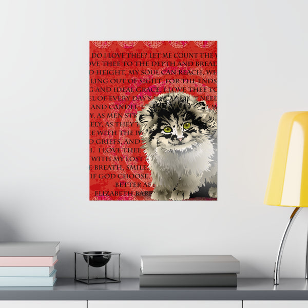 Pallas Cat Love Premium Matte vertical posters