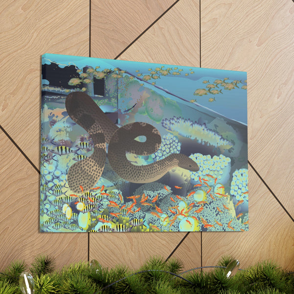 Sea Snake Canvas Gallery Wraps