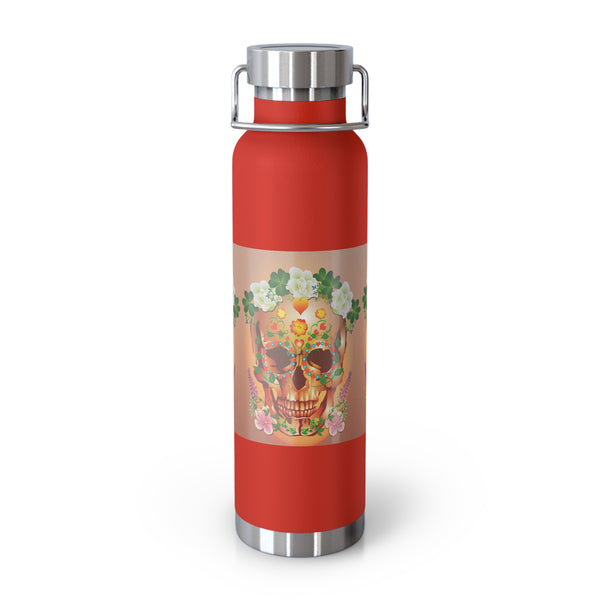 Dia de Muertos Copper Vacuum Insulated Bottle, 22oz