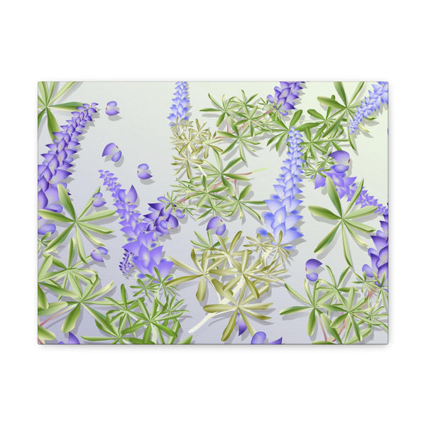 Blue Bonnet Lupins Gallery Wraps