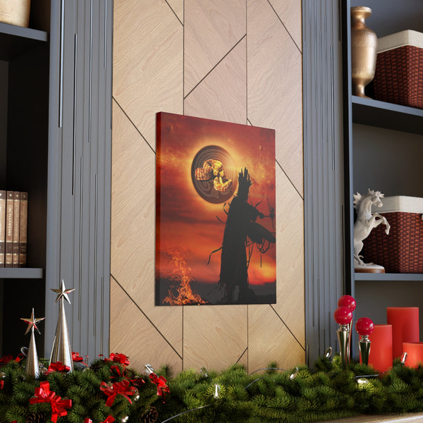 Snake Shaman Canvas Gallery Wraps