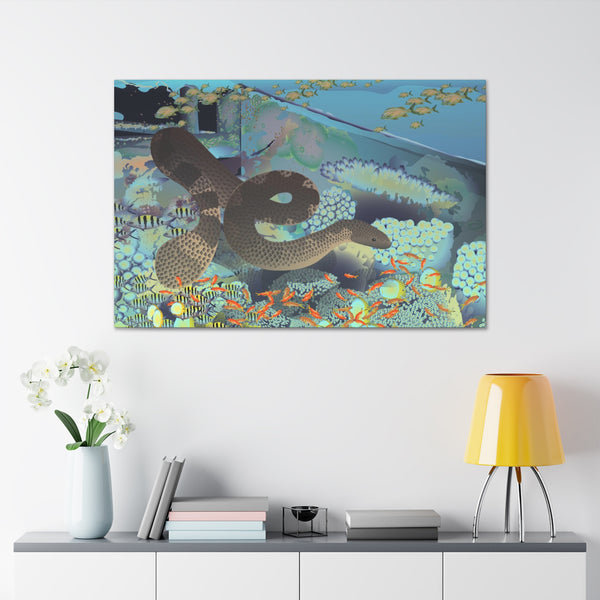Sea Snake Canvas Gallery Wraps
