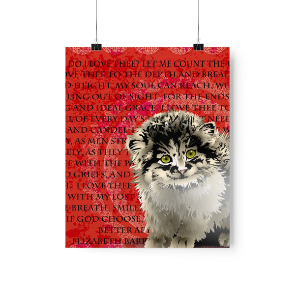 Pallas Cat Love Premium Matte vertical posters