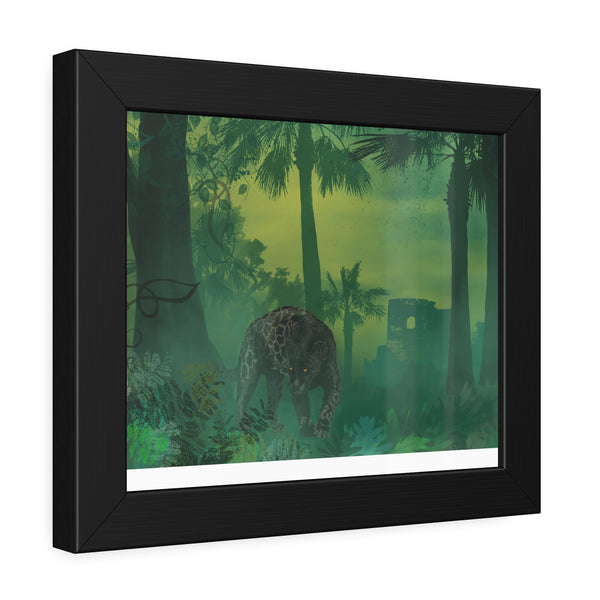 Jungle Panther Framed Paper Posters