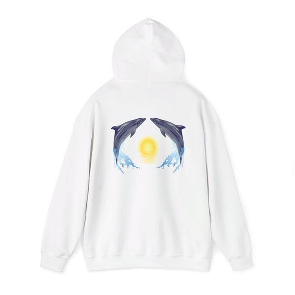Dolphin Love Unisex Heavy Blend™ Hooded Sweatshirt