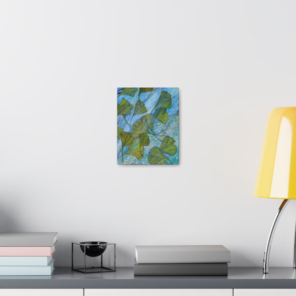 Ginkgo Leaves with Water Dragon  Canvas Gallery Wraps
