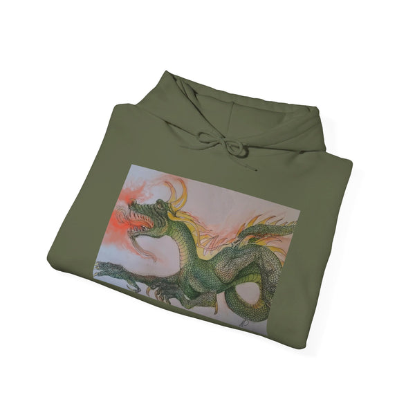 Doodle Dragon Unisex Heavy Blend™ Hooded Sweatshirt