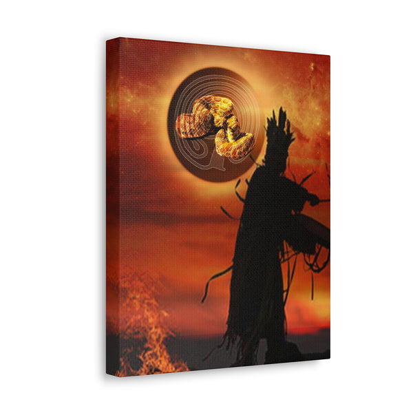 Snake Shaman Canvas Gallery Wraps