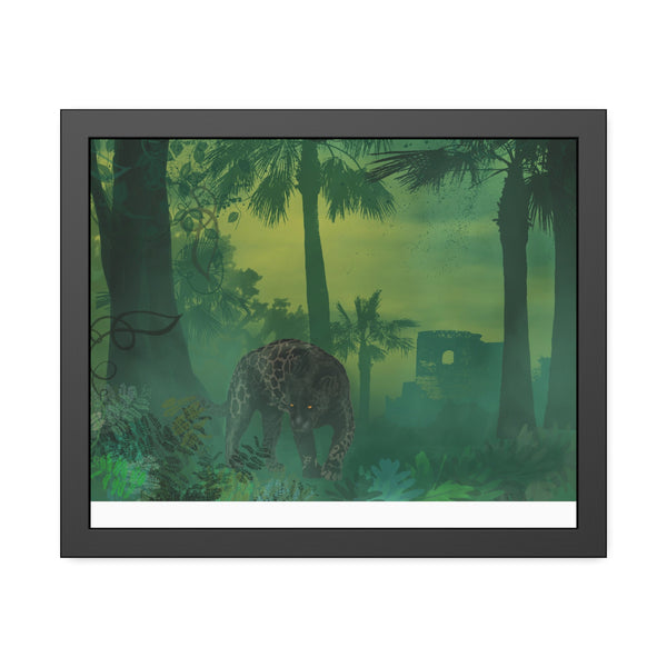 Jungle Panther Framed Paper Posters