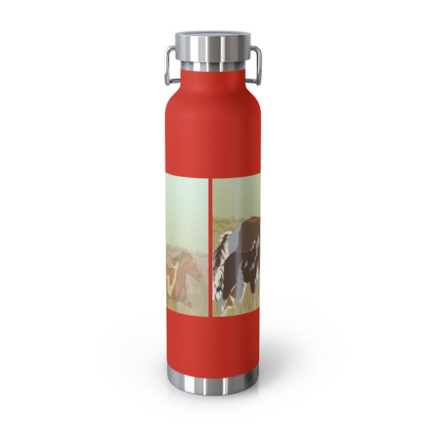 Mustangs Copper Vacuum Insulated Bottle, 22oz