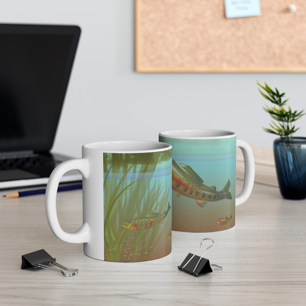 Golden Trout Ceramic Mug 11oz