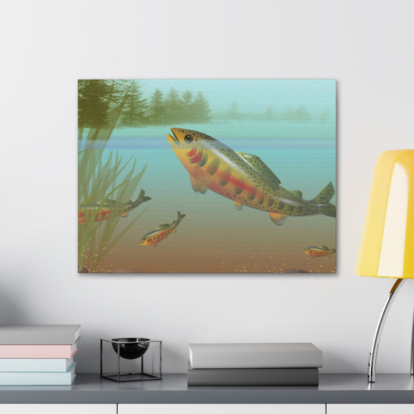 Golden Trout Canvas Gallery Wraps