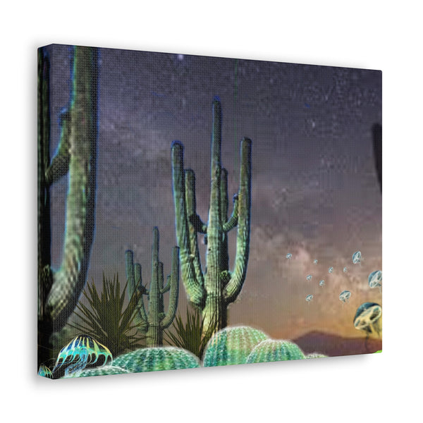Cactus Glow Gallery Wraps