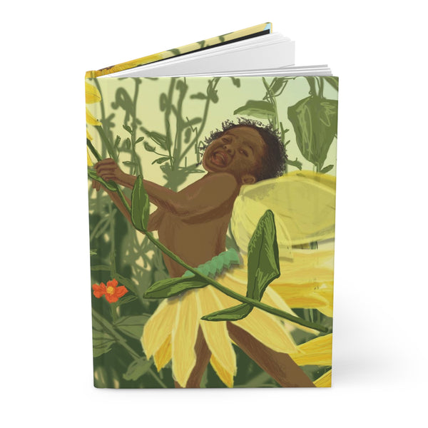 Sunflower Fairy Hardcover Journal Matte