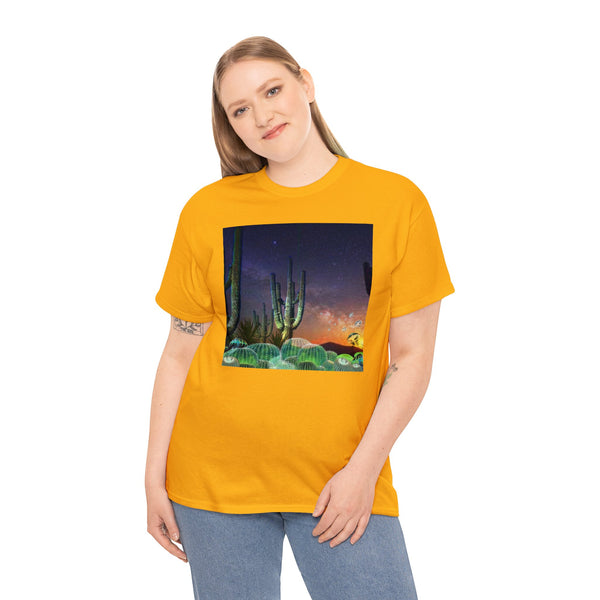Cactus Glow Unisex Heavy Cotton Tee
